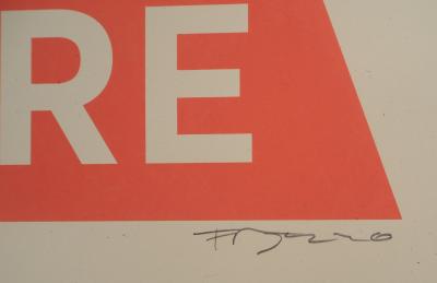 Thomas WIMBERLY (NEVERMIND) : Vote Your Future - Lithographie originale signée 2