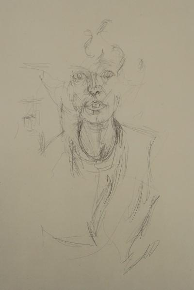 Alberto GIACOMETTI : Portrait d'Annette - Lithographie 2