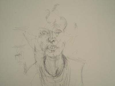 Alberto GIACOMETTI : Portrait d'Annette - Lithographie 2