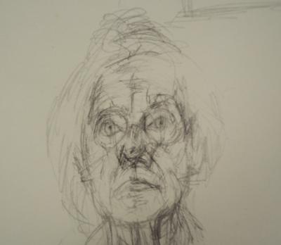 Alberto GIACOMETTI : Portrait de la mère - Lithographie 2