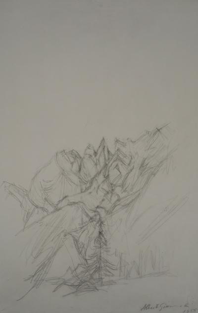 Alberto GIACOMETTI : Paysage - Lithographie signée 2