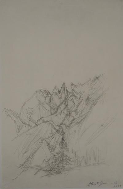 Alberto GIACOMETTI : Paysage - Lithographie signée 2