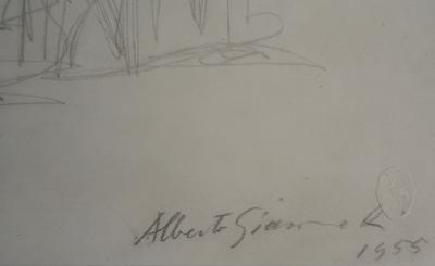 Alberto GIACOMETTI : Paysage - Lithographie signée 2