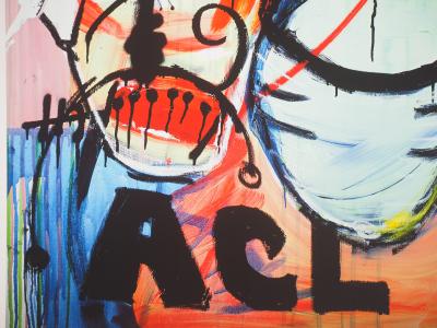 Paul KOSTABI : Homme à la moustache - Giclée originale signée 2