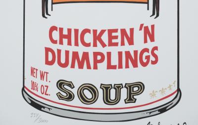 Andy WARHOL : Campbell’s Chicken’n dumplings soup - Lithographie signée 2