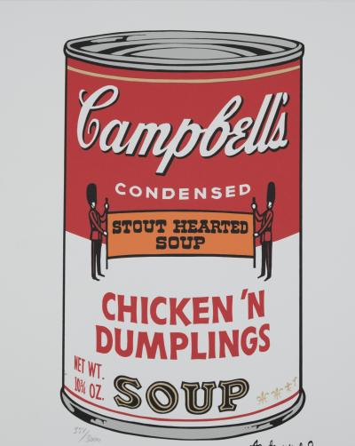 Andy WARHOL : Campbell’s Chicken’n dumplings soup - Lithographie signée 2