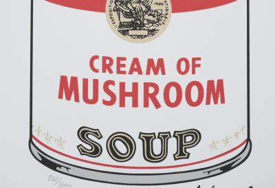 Andy WARHOL : Campbell’s Cream of Mushroom soup - Lithographie signée 2