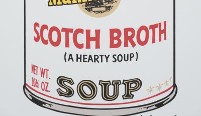 Andy WARHOL : Campbell’s Scoth Broth Soup - Lithographie signée 2