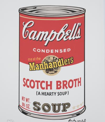 Andy WARHOL : Campbell’s Scoth Broth Soup - Lithographie signée 2