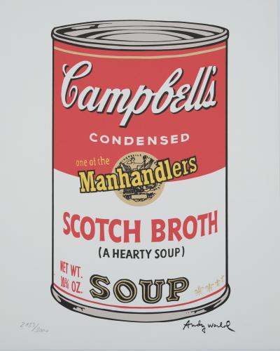 Andy WARHOL : Campbell’s Scoth Broth Soup - Lithographie signée 2
