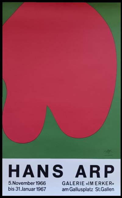 Jean (Hans) ARP - Affiche lithographique originale - Galerie 