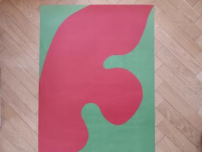 Jean (Hans) ARP - Affiche lithographique originale - Musikfreunde Donaueschingen - 1966 2