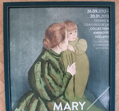 Mary Cassatt - Affiche originale d’exposition encadrée - Mary Cassatt à Paris - Collection Vollard - 2012 2