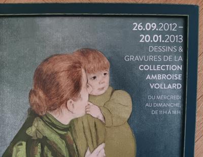 Mary Cassatt - Affiche originale d’exposition encadrée - Mary Cassatt à Paris - Collection Vollard - 2012 2