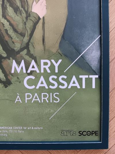Mary Cassatt - Affiche originale d’exposition encadrée - Mary Cassatt à Paris - Collection Vollard - 2012 2