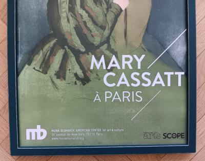 Mary Cassatt - Affiche originale d’exposition encadrée - Mary Cassatt à Paris - Collection Vollard - 2012 2