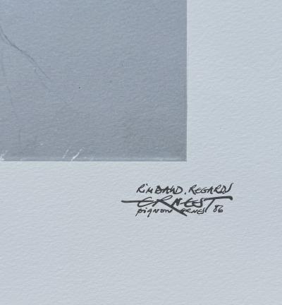Ernest PIGNON-ERNEST - Portrait de Rimbaud - Estampe originale signée dans la planche 2