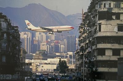 José Nicolas - Vol sur Kowloon 1997 - Tirage Lambda 2