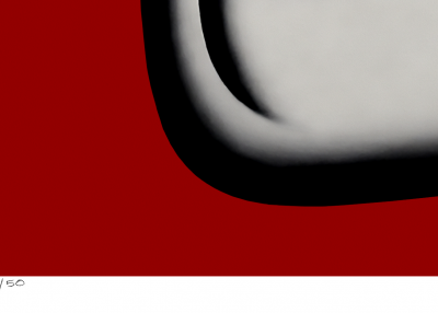 Fernand Léger (d’après), Femme assise sur fond rouge, sérigraphie signée numérotée 2