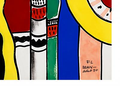 Fernand Léger (d’après), Deauville (La sieste), sérigraphie sur Arches 2