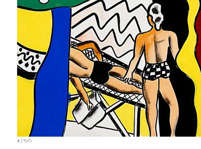 Fernand Léger (d’après), Deauville (La sieste), sérigraphie sur Arches 2