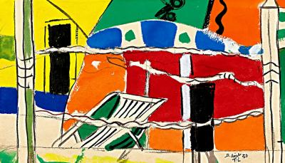 Fernand Léger (d’après), Deauville, sérigraphie sur Arches 2