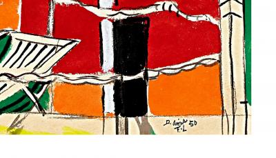 Fernand Léger (d’après), Deauville, sérigraphie sur Arches 2