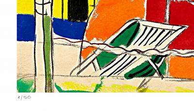 Fernand Léger (d’après), Deauville, sérigraphie sur Arches 2
