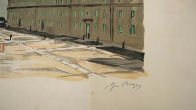 Yves BRAYER : Palais de l'Escorial - Lithographie originale signée 2