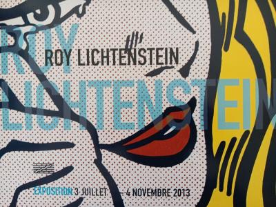 Roy LICHTENSTEIN - Affiche originale d’exposition - Centre Pompidou - Paris - 2013 2