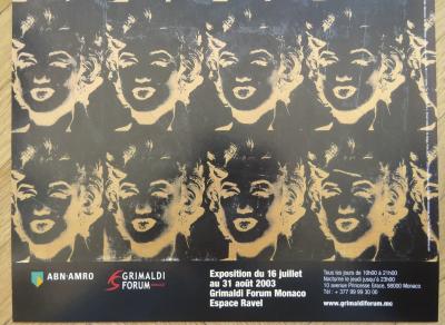 Andy WARHOL - Affiche originale d’exposition - Super Warhol - Monaco - 2003 2