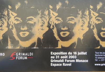 Andy WARHOL - Affiche originale d’exposition - Super Warhol - Monaco - 2003 2