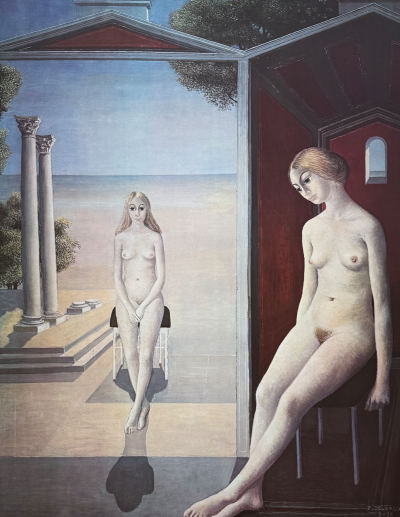 Paul DELVAUX - Au bord de la mer, 1976 - Lithographie signée au crayon et numérotée 2