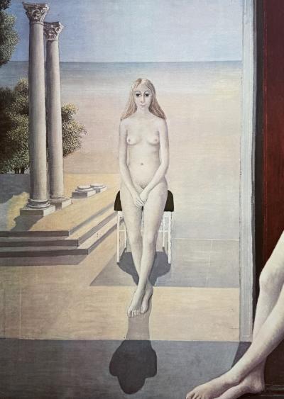 Paul DELVAUX - Au bord de la mer, 1976 - Lithographie signée au crayon et numérotée 2