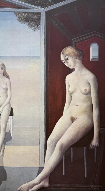 Paul DELVAUX - Au bord de la mer, 1976 - Lithographie signée au crayon et numérotée 2