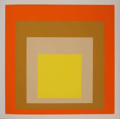 Josef ALBERS :  Homage to the square, Yes Sir - Sérigraphie en couleurs 2