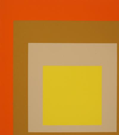 Josef ALBERS :  Homage to the square, Yes Sir - Sérigraphie en couleurs 2