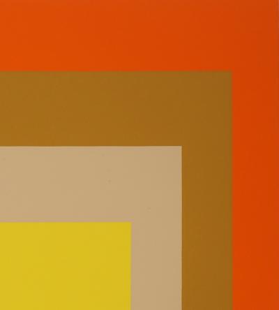Josef ALBERS :  Homage to the square, Yes Sir - Sérigraphie en couleurs 2