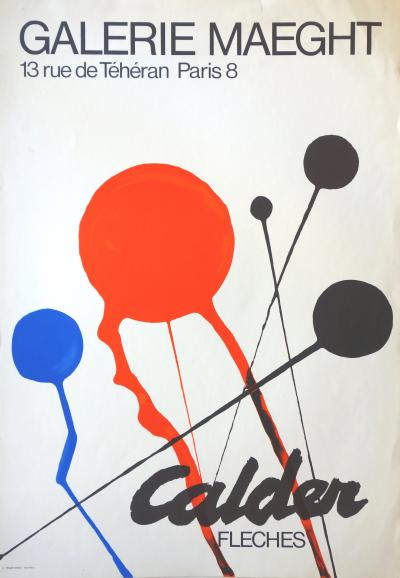 Alexander CALDER : Flèches  - Lithographie originale signée 2