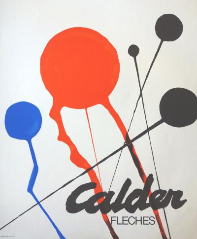 Alexander CALDER : Flèches  - Lithographie originale signée 2