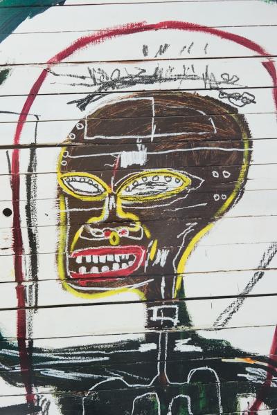 Jean Michel BASQUIAT : Flexible - Affiche originale en couleurs 2