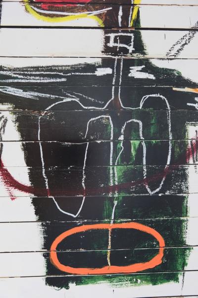 Jean Michel BASQUIAT : Flexible - Affiche originale en couleurs 2