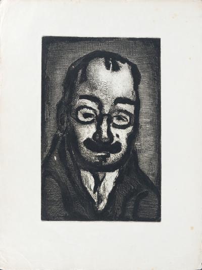 Georges ROUAULT : Le directeur de théâtre - Gravure originale signée 2