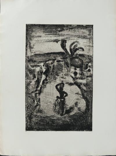 Georges ROUAULT : La cueillette de fruits - Gravure originale signée 2