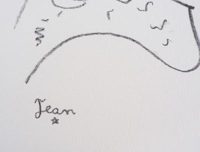Jean COCTEAU : Venise, profil d’homme - Lithographie signée 2