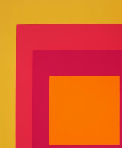Josef ALBERS: Homage to the Square, La Tehuana - Color silkscreen 2