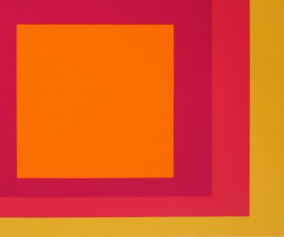 Josef ALBERS: Homage to the Square, La Tehuana - Color silkscreen 2