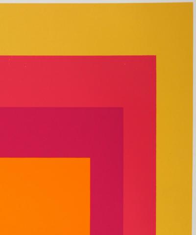 Josef ALBERS: Homage to the Square, La Tehuana - Color silkscreen 2
