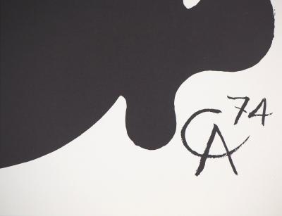 Alexander CALDER : Exposition Maeght 1974 - Lithographie originale signée 2