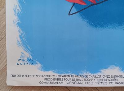 Paul Colin - Affiche originale - La Nuit de Saint Cyr - 1949 2